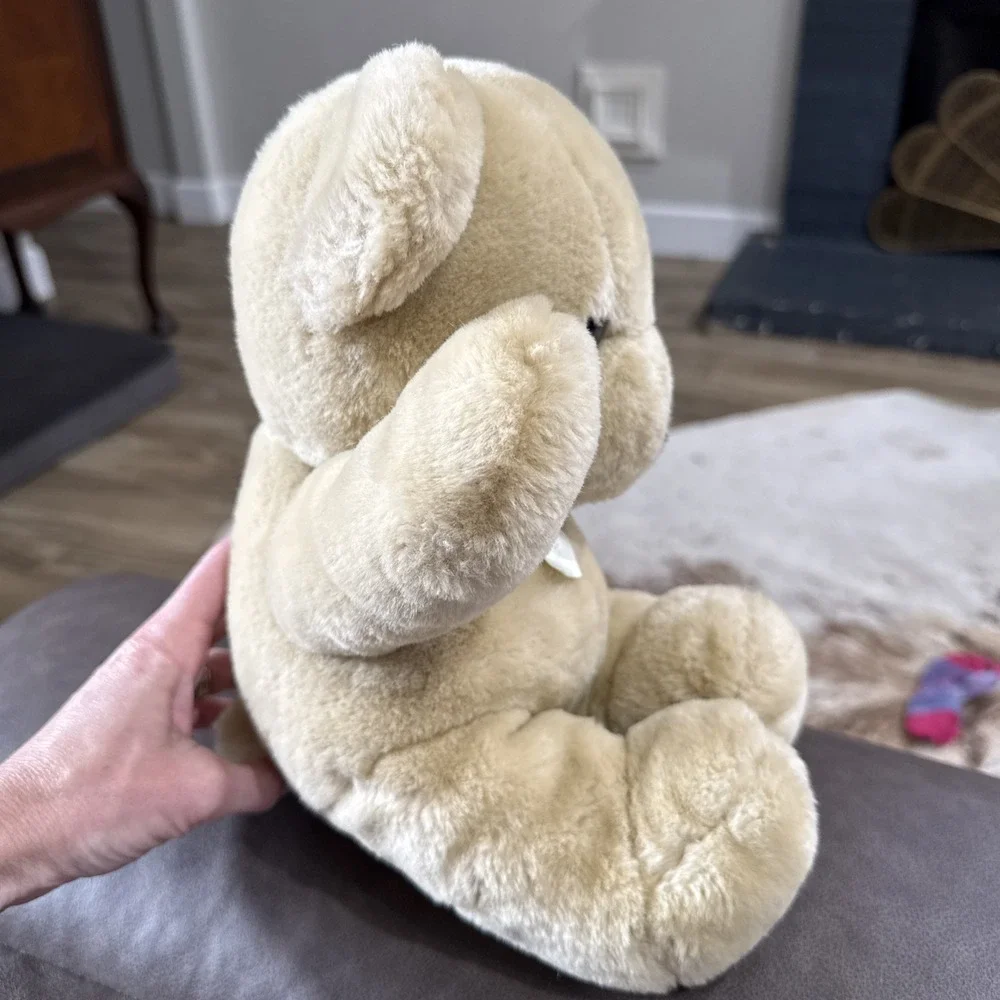 Dakin Cuddles Bear Plush Stuffed Animal 14 Inch Beige 31-6510 Vintage 1979‎